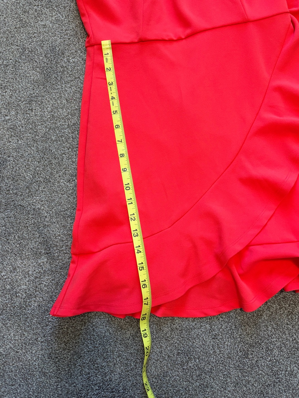 Lulu's Bright Red Ruffle Halter Mini Dress - Picture 7 of 8